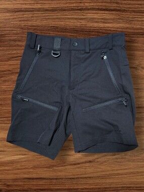 Arrak Black Performance Cargo Shorts